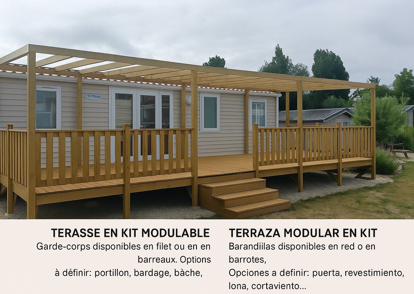 Réalisation terrasse bois CAMPIBOIS