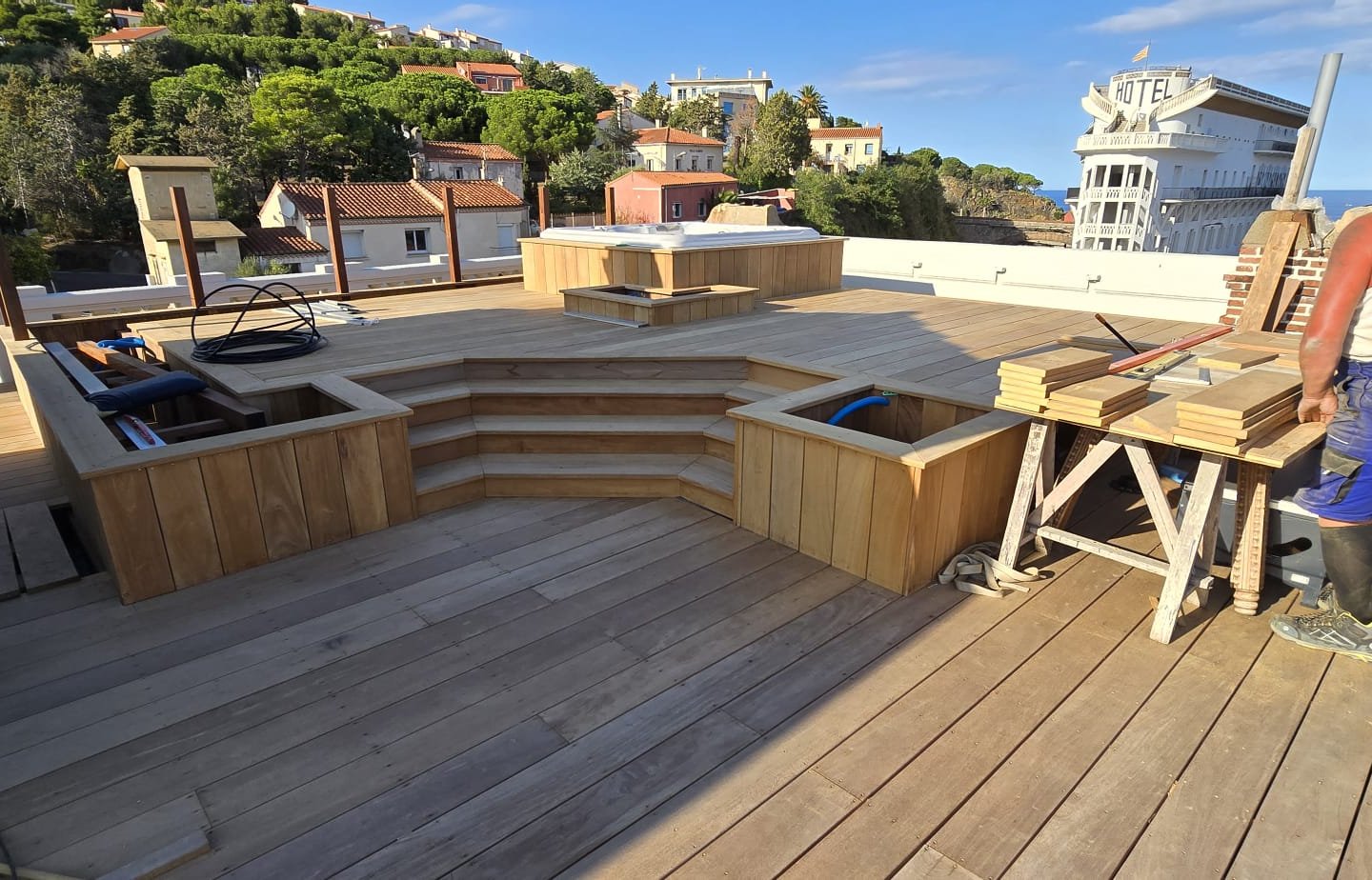 Réalisation terrasse bois CAMPIBOIS