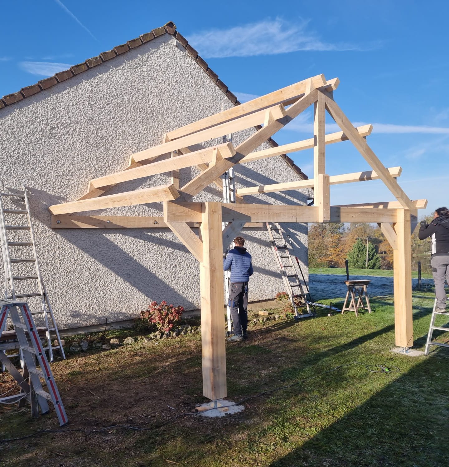 Réalisation charpente bois CAMPIBOIS