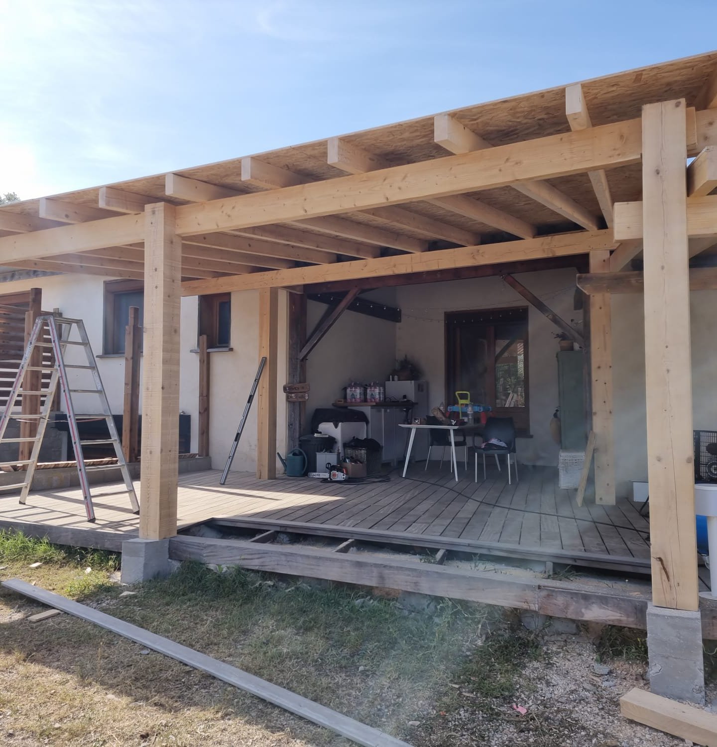 Réalisation charpente bois CAMPIBOIS