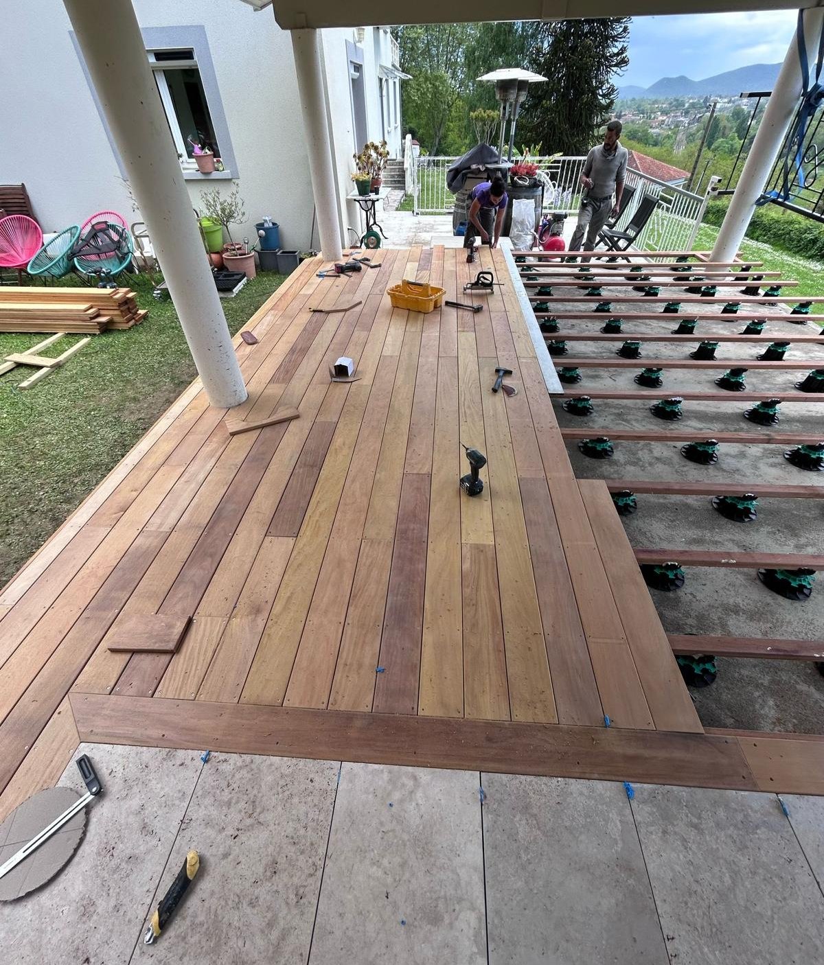Réalisation terrasse bois CAMPIBOIS